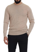 Load image into Gallery viewer, Dolce & Gabbana Elegant Beige Crewneck Wool Sweater