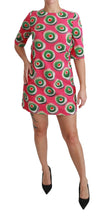 Load image into Gallery viewer, Dolce & Gabbana Pink Sicily Cupcake Shift Mini Dress
