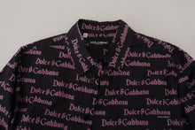 Load image into Gallery viewer, Dolce & Gabbana Elegant Slim Fit Black Dress Shirt