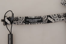 Load image into Gallery viewer, Dolce & Gabbana Elegant Silk Black and White Bow Tie