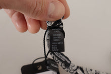 Load image into Gallery viewer, Dolce & Gabbana Elegant Silk Black and White Bow Tie