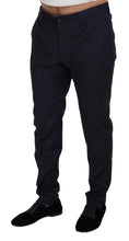 Load image into Gallery viewer, Dolce & Gabbana Blue Wool Chino Formal Pants