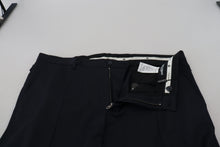 Load image into Gallery viewer, Dolce & Gabbana Blue Wool Chino Formal Pants