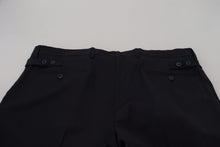 Load image into Gallery viewer, Dolce & Gabbana Blue Wool Chino Formal Pants