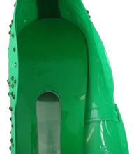 Load image into Gallery viewer, Dolce & Gabbana Enchanting Crystal Cinderella Pumps in Lush Green