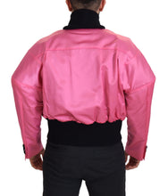 Load image into Gallery viewer, Dolce & Gabbana Elegant Pink Nylon Bomber Jacket