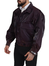 Load image into Gallery viewer, Dolce & Gabbana Elegant Purple Biker Jacket