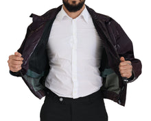 Load image into Gallery viewer, Dolce & Gabbana Elegant Purple Biker Jacket