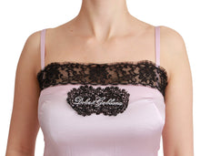 Load image into Gallery viewer, Dolce & Gabbana Elegant Silk Lace Detail Tank Top