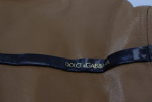 Load image into Gallery viewer, Dolce & Gabbana Elegant Dark Camel Zip Blouson Jacket