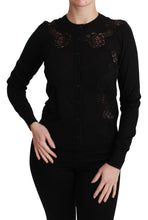 Load image into Gallery viewer, Dolce & Gabbana Elegant Cashmere Silk Blend Lace Cardigan