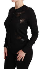 Load image into Gallery viewer, Dolce & Gabbana Elegant Cashmere Silk Blend Lace Cardigan