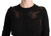 Load image into Gallery viewer, Dolce & Gabbana Elegant Cashmere Silk Blend Lace Cardigan