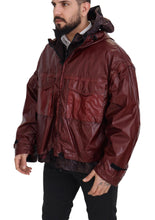 Load image into Gallery viewer, Dolce & Gabbana Elegant Bordeaux Full Zip Hooded Jacket