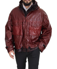 Load image into Gallery viewer, Dolce & Gabbana Elegant Bordeaux Full Zip Hooded Jacket