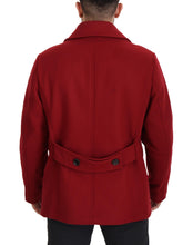 Load image into Gallery viewer, Dolce & Gabbana Elegant Red Double Breasted Wool Jacket