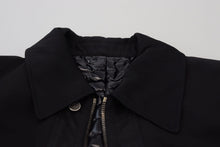 Load image into Gallery viewer, Dolce & Gabbana Elegant Full Zip Black Wool Blend Jacket