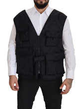 Load image into Gallery viewer, Dolce & Gabbana Elegant Sleeveless Vest Jacket in Black