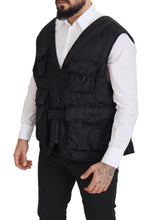 Load image into Gallery viewer, Dolce & Gabbana Elegant Sleeveless Vest Jacket in Black