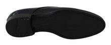 Load image into Gallery viewer, Dolce & Gabbana Elegant Dark Blue Leather Derby Dress Shoes