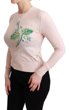 Load image into Gallery viewer, Dolce & Gabbana Silk Blend Floral Embroidered Sweater