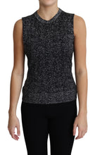 Load image into Gallery viewer, Dolce & Gabbana Elegant Chevron Virgin Wool Crew Neck Top