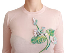 Load image into Gallery viewer, Dolce & Gabbana Silk Blend Floral Embroidered Sweater