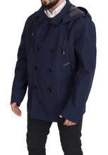 Load image into Gallery viewer, Dolce & Gabbana Elegant Double-Breasted Blue Parka Jacket
