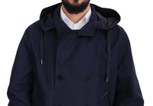 Load image into Gallery viewer, Dolce & Gabbana Elegant Double-Breasted Blue Parka Jacket