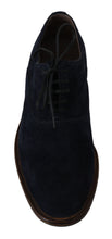 Load image into Gallery viewer, Dolce & Gabbana Elegant Blue Derby Dress Shoes