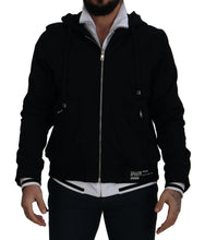 Load image into Gallery viewer, Dolce & Gabbana Elegant Black Bomber Jacket with Hood