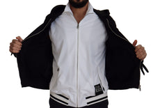 Load image into Gallery viewer, Dolce & Gabbana Elegant Black Bomber Jacket with Hood