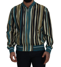 Load image into Gallery viewer, Dolce & Gabbana Multicolor Full Zip Silk Blend Jacket