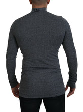 Load image into Gallery viewer, Dolce & Gabbana Elegant Dark Gray Pullover Sweater