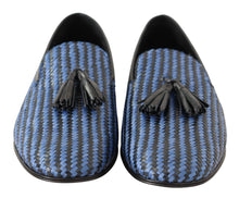 Load image into Gallery viewer, Dolce & Gabbana Elegant Woven Leather Loafers