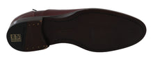 Load image into Gallery viewer, Dolce & Gabbana Elegant Bordeaux Leather Dress Shoes
