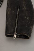 Load image into Gallery viewer, Dolce & Gabbana Multicolor Houndstooth Leather Bomber Jacket