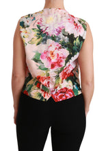 Load image into Gallery viewer, Dolce & Gabbana Multicolor Brocade Floral Sleeveless Vest