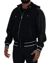 Load image into Gallery viewer, Dolce & Gabbana Elegant Black Bomber Blouson Jacket
