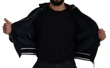 Load image into Gallery viewer, Dolce & Gabbana Elegant Black Bomber Blouson Jacket