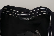 Load image into Gallery viewer, Dolce & Gabbana Blue Striped Silk Pajama Shirt Jacket