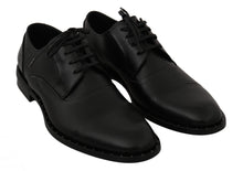 Load image into Gallery viewer, Dolce & Gabbana Sleek Black Leather Formal Dress Shoes
