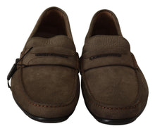 Load image into Gallery viewer, Dolce & Gabbana Elegant Brown Leather Loafers