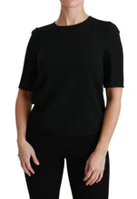 Load image into Gallery viewer, Dolce & Gabbana Elegant Black Stretch Blouse Top