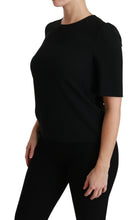 Load image into Gallery viewer, Dolce & Gabbana Elegant Black Stretch Blouse Top