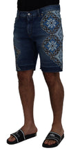 Load image into Gallery viewer, Dolce & Gabbana Elegant Slim Fit Denim Shorts