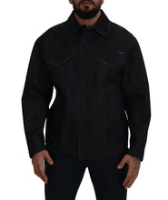 Load image into Gallery viewer, Dolce & Gabbana Elegant Black Denim Jacket