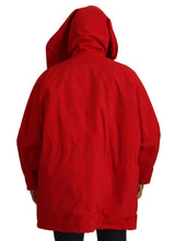 Load image into Gallery viewer, Dolce & Gabbana Sleek Red Lightweight Windbreaker Jacket