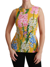 Load image into Gallery viewer, Dolce & Gabbana Sunshine Floral Crewneck Sleeveless Blouse