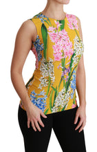 Load image into Gallery viewer, Dolce & Gabbana Sunshine Floral Crewneck Sleeveless Blouse
